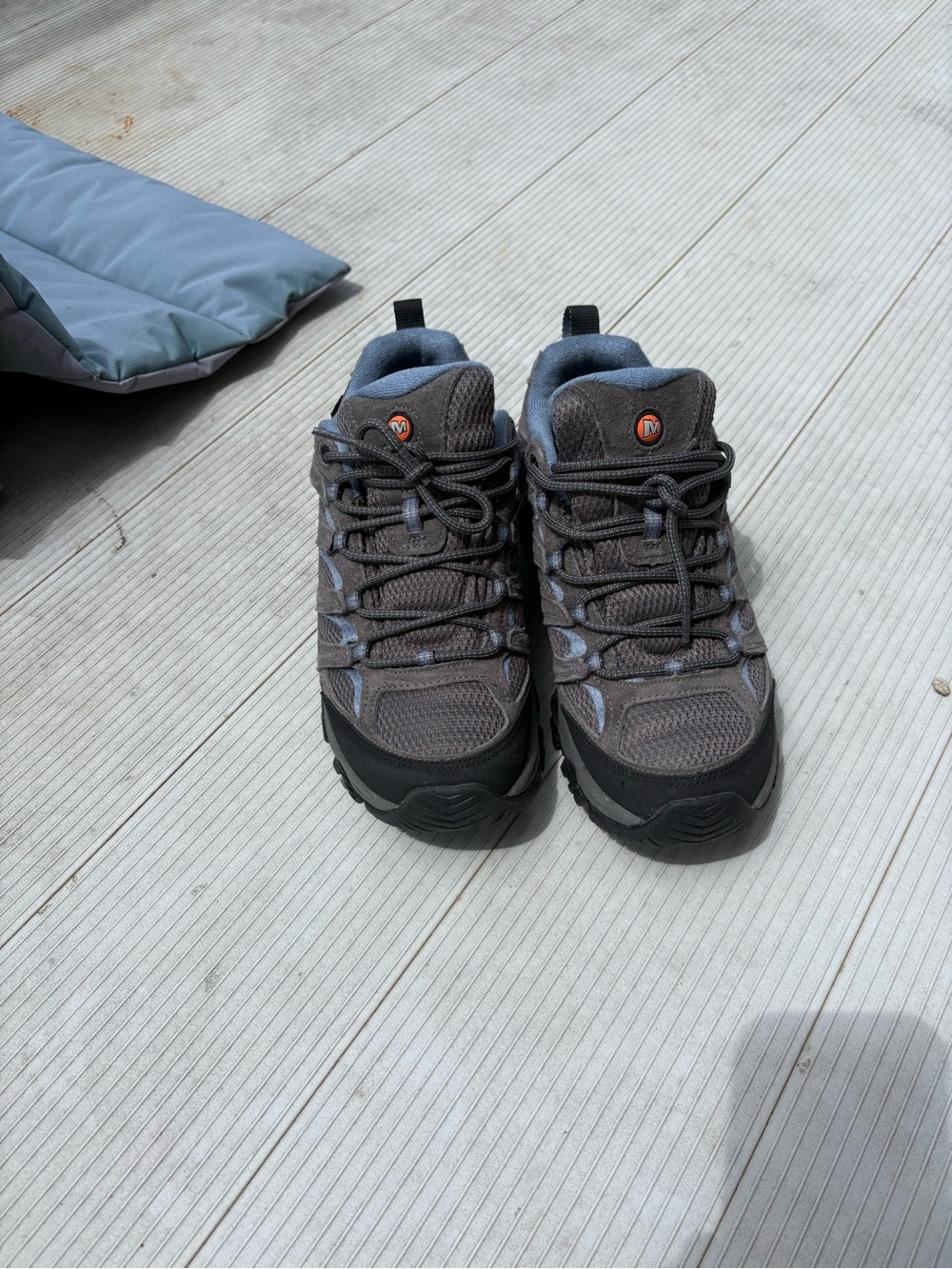 Women’s Merrell Gray Hiking Sneakers - Comfortable Trail Shoes